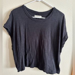 Free People boxy crop tee